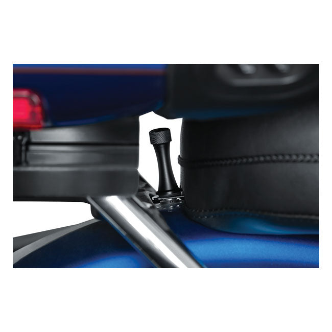 Kuryakyn Extended 1/4"-20 Seat Screw. Satin Black – All 1996–2025 H-D Models with 1/4"-20…