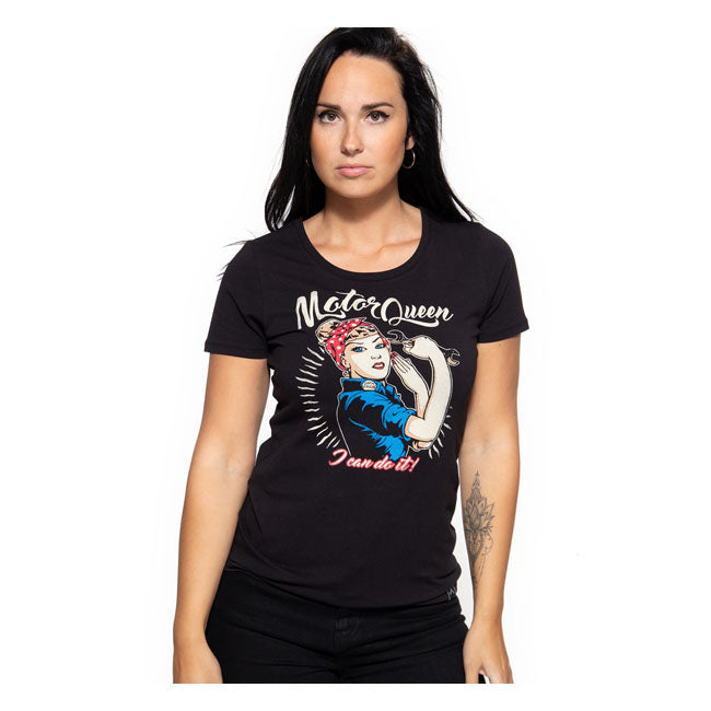 King Kerosin Queen Kerosin I CAN Do It T-Shirt Black – XS