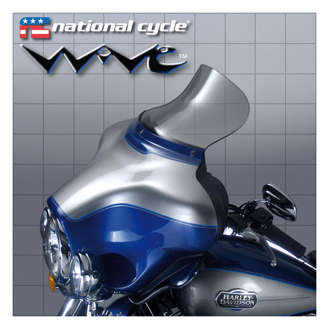 National Cycle Wave® Windshield 7-3/4". Light Tint – 1996–2013 FLHT; FLHX