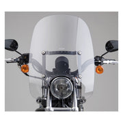 National Cycle NC Spartan® Quick Release Windshield - Clear, 16.25" High – XL Sportster Models