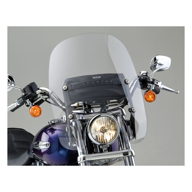 National Cycle NC Spartan® Quick Release Windshield - Clear, 16.25" High – FX Models