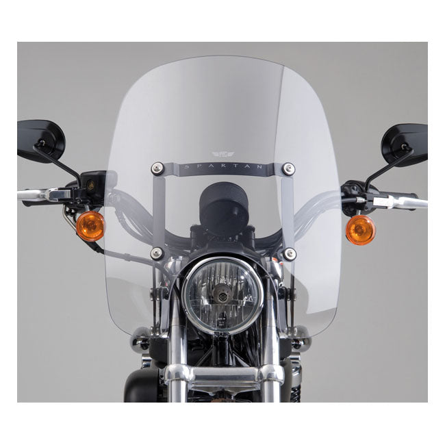 National Cycle NC Spartan® Quick Release Windshield - Clear, 18.50" High – XL Sportster Models