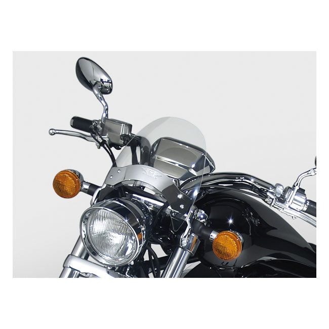 National Cycle, Flyscreen Ls Light 26% Tinted. Chrome for Fits Models With 52-56mm Fork Tubes