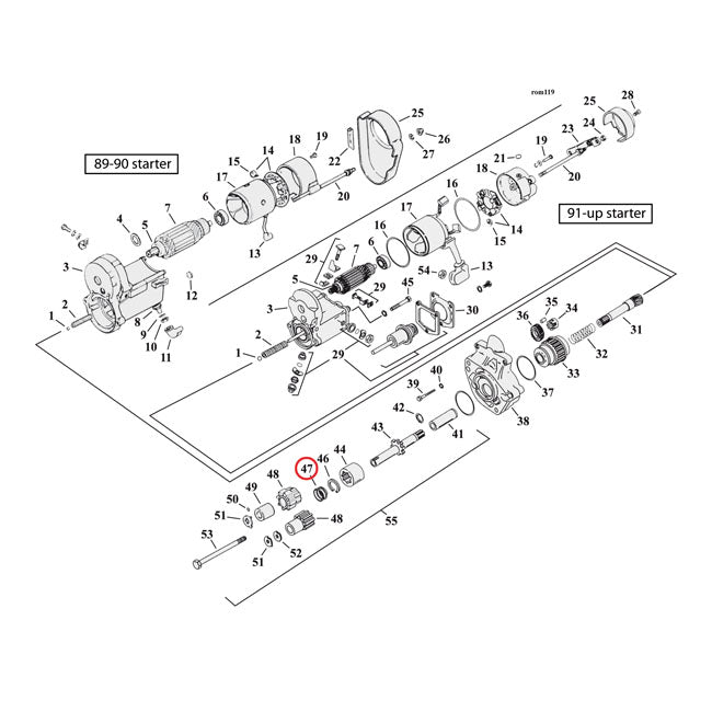 MCS Spring, Starter Gear – 1989 Big Twin