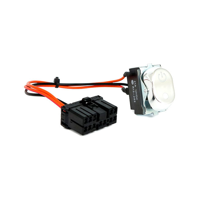 Motorcycle Storehouse Rocker Switch Kit, Inner Fairing. Acc. Chrome for 06-07 FLHX