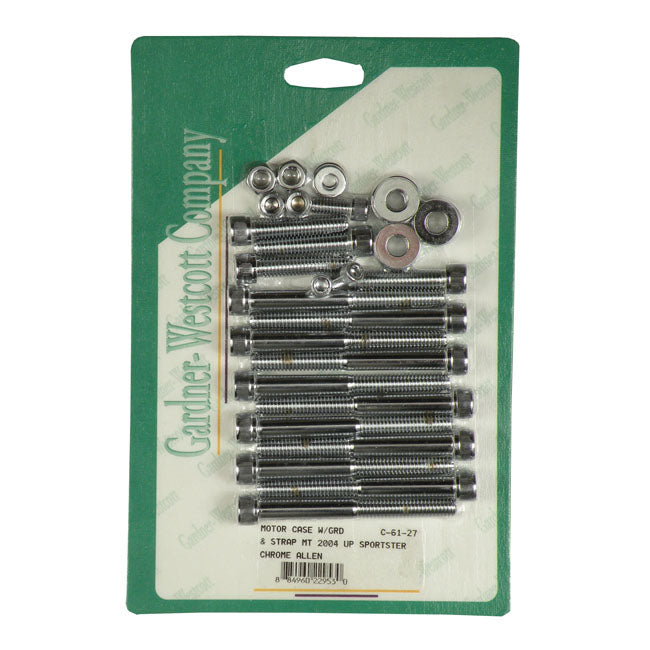 Gardner-Westcott Crankcase Bolt Kit, Allen – 2004–2022 XL Sportster