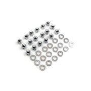 Gardner-Westcott Shovel Rocker Box Top Nut Kit. Chrome, Low Crown Acorn – 1966–1984 Shovel