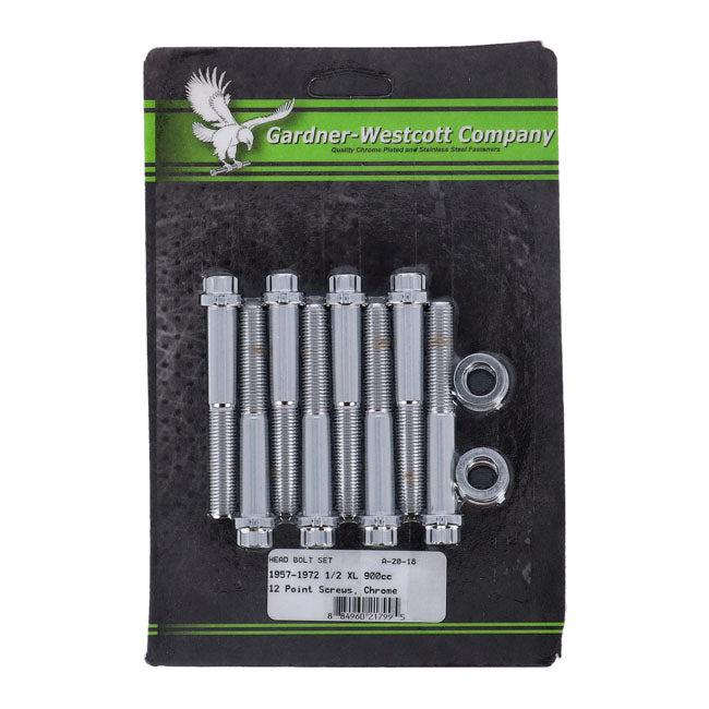 Gardner-Westcott Head Bolt Kit, 12-Point – 57-E73 XL Sportster