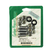 Gardner-Westcott Transmission Mount Kit, Button Head. Chrome – 1989–1999 Softail