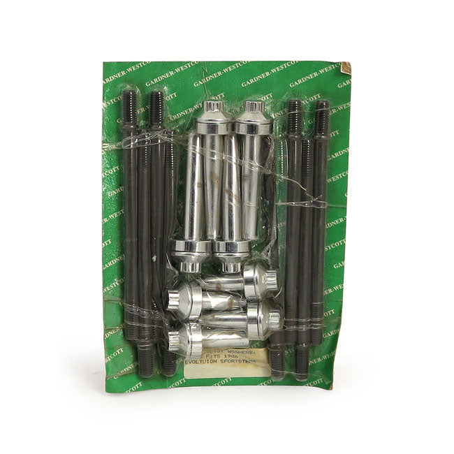 Gardner-Westcott Head Bolt & Cyl. Stud Kit, 12-Point – 1986 XL Sportster