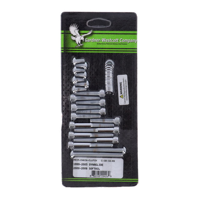 Gardner-Westcott Primary Mount Kit, Chrome Allen – 1999–2006 Softail; 1999–2005 Dyna