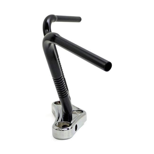 Cocktail 1-1/4 Inch Handlebar, Black for 82-20 H-D (Excl. 08-20 E-Throttle & 88-11 Springers)
