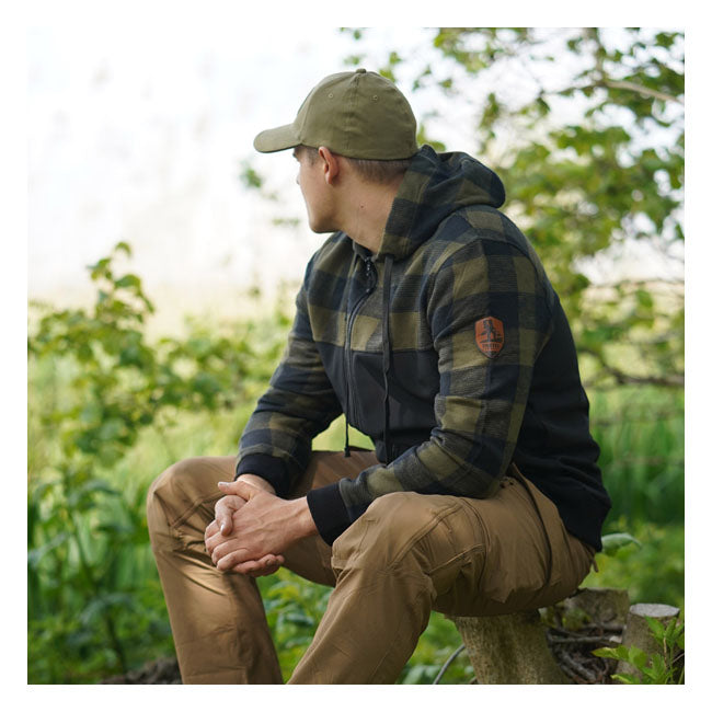 Army Surplus Lumbershell Jacket Black/Olive – S