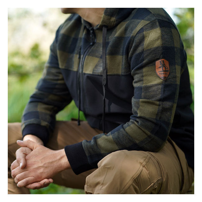 Army Surplus Lumbershell Jacket Black/Olive – S
