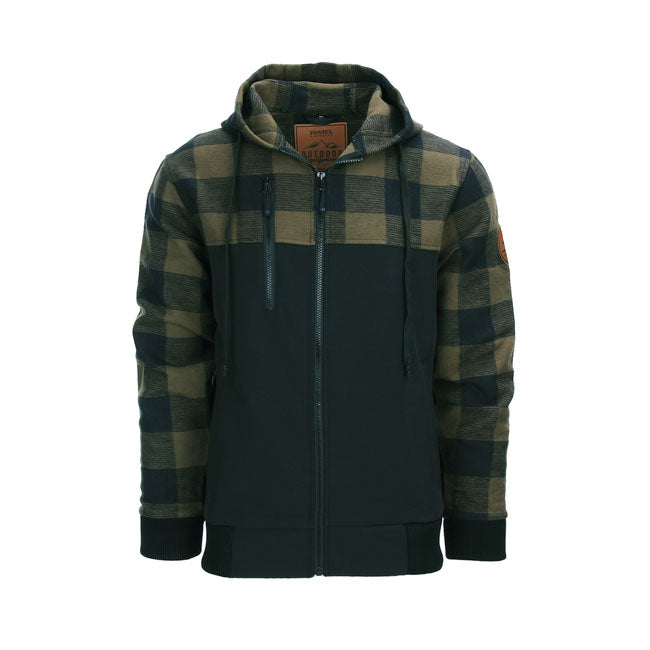 Army Surplus Lumbershell Jacket Black/Olive – S