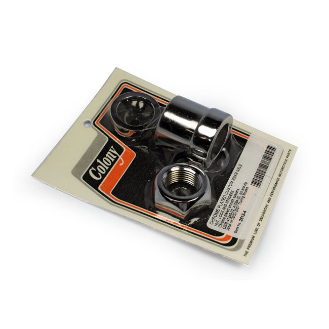 Colony Axle Spacer Kit Rear, Smooth – 2002–2007 FLT/Touring