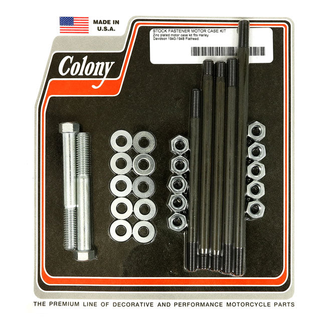 Colony Crankcase Bolt Kit – 1940–1948 74/80" SV