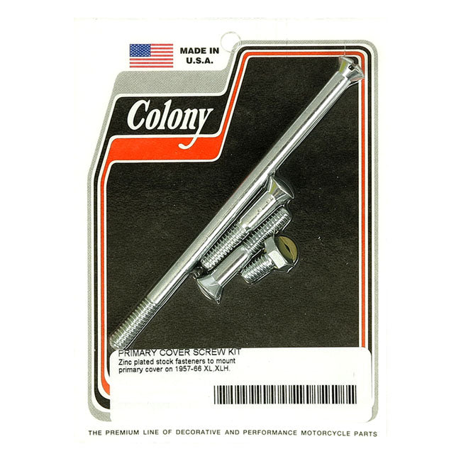 Colony Primary Mount Kit Slotted Head, Zinc – 1957–1966 XL Sportster; XLH