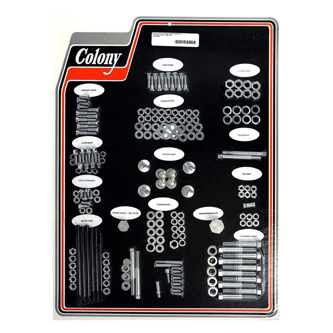 Colony Motor Screw Set – 1966–1969 SHOVEL