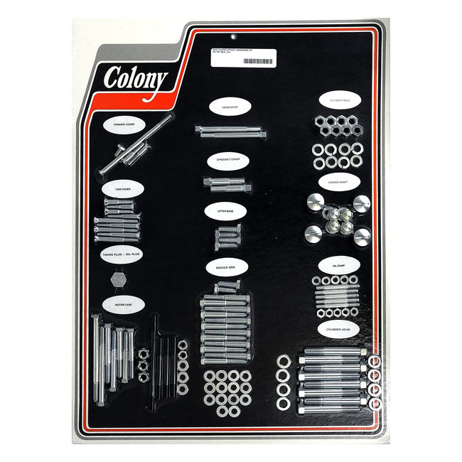 Colony Motor Screw Set – 1957–1966 XL Sportster; XLH