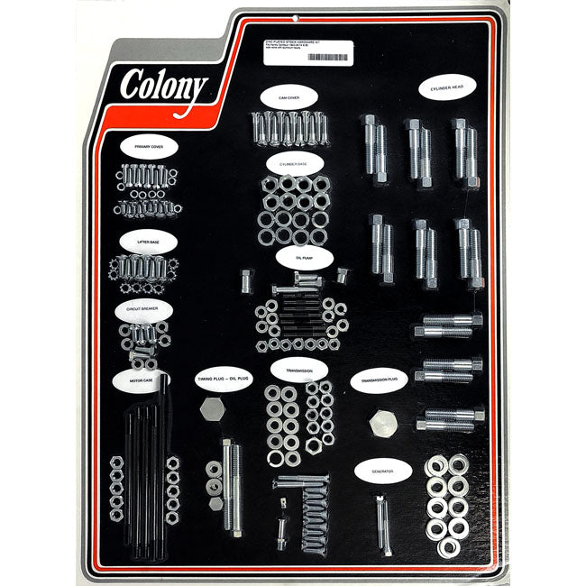 Colony Motor Screw Set for 40-48 74"/80" U Models With Cast Iron Heads