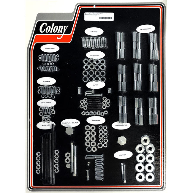 Colony Motor Screw Set – 1940–1948 74"/80" U Models WITH ALUMINUM…