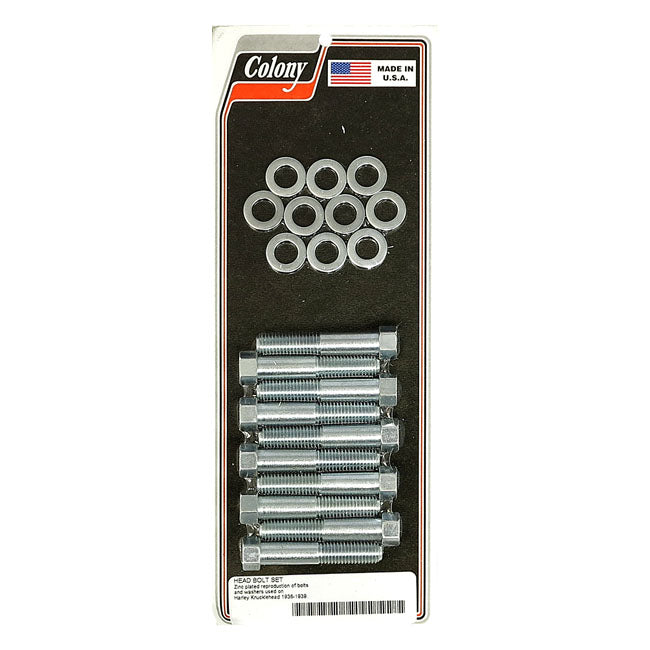 Colony Head Bolt Kit – 1936–1939 Knucklehead