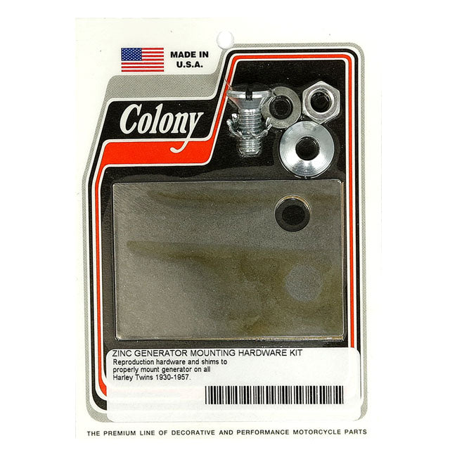 Colony Generator Mount Kit. Zinc – 1930–1957 All H-D