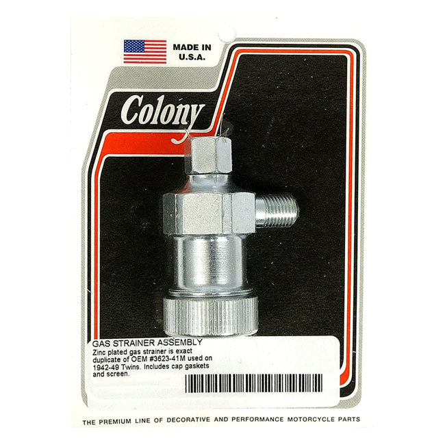 Colony Gas Strainer. Zinc – 1942–1949 H-D