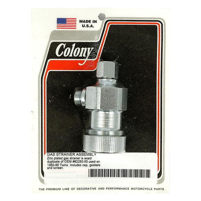 Colony Gas Strainer. Zinc – 1950–1965 H-D