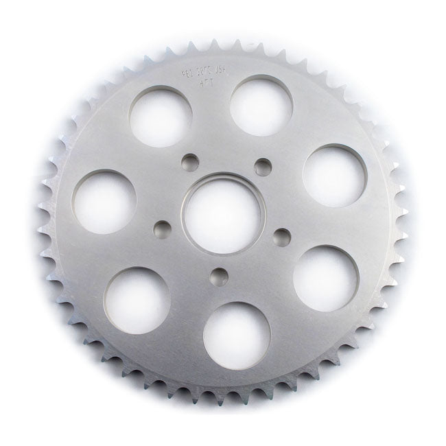 PBI Rear Sprocket Aluminium, 47T for 86-92 XL; Up to 1993 Buell & Custom Applications Incl 00-Up Belt To Chain Conversion.