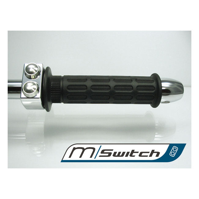 Motogadget Mo. Switch 2 Push Button Housing 1" H/B, Polished for Fits 1" (25.4mm) Diameter Handlebars.