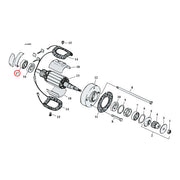 MCS Ball Bearing, Brush End Generator – 1949–1957 FL; 1954–1957 K; XL Sportster