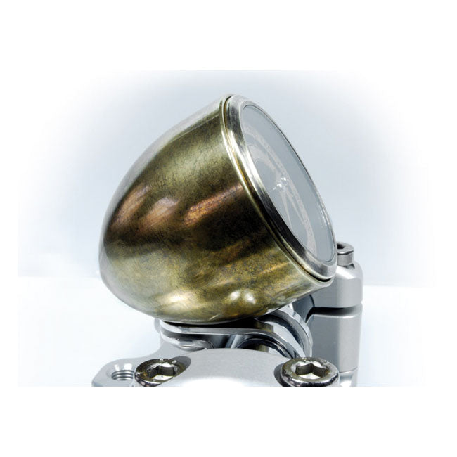 Motogadget Tiny Mount Cup ''Vintage Brass'' 1". Black – Mount Motoscope Tiny to 1"Handlebars
