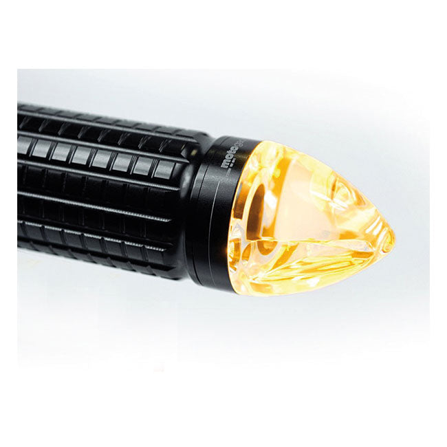 Motogadget Mo.Blaze Cone In-bar Turn Signals. Black – Universal