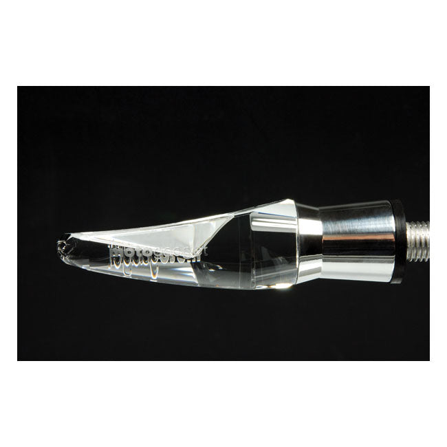 Motogadget Mo.Blaze Ice LED Turn Signals. Polished – Universal