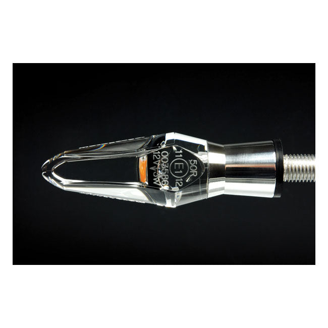 Motogadget Mo.Blaze Ice LED Turn Signals. Polished – Universal