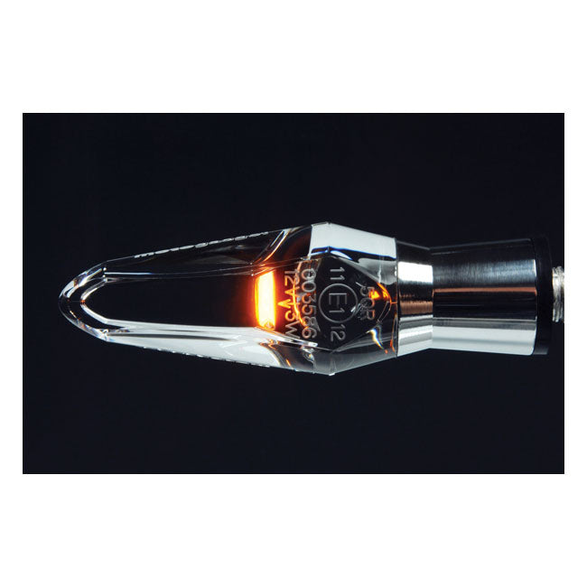 Motogadget Mo.Blaze Ice LED Turn Signals. Polished – Universal