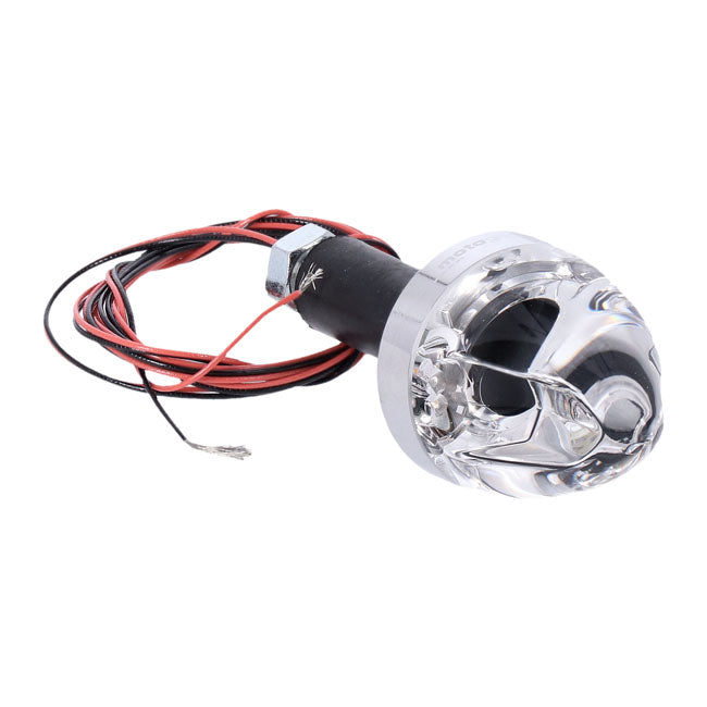 Motogadget Mo.Blaze Cone In-bar Turn Signals. Polished – Universal
