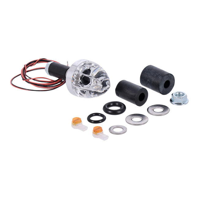 Motogadget Mo.Blaze Cone In-bar Turn Signals. Polished – Universal
