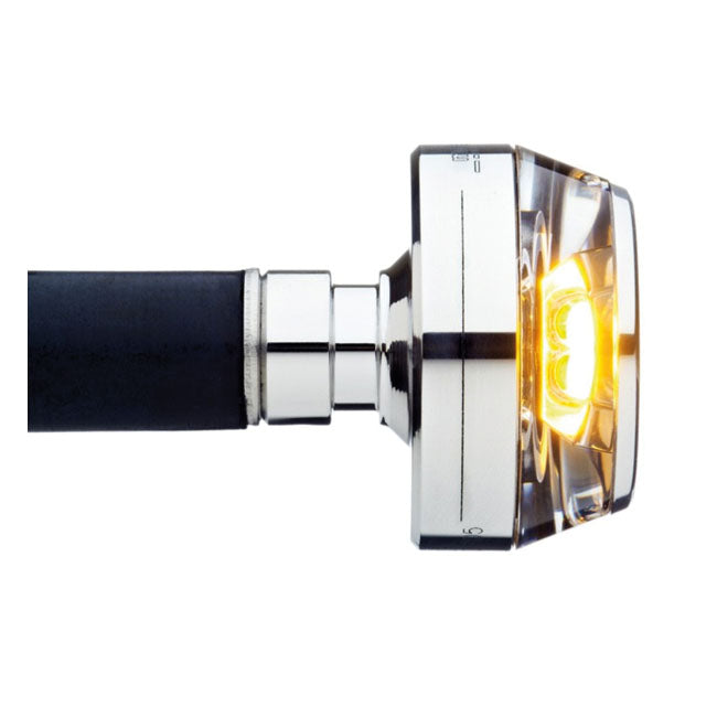 Motogadget Mo.Blaze Disc LED Turn Signal. Polished, Right – Universal
