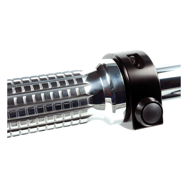 Mo.Switch 3 Push Button Housing 1" H/B, Black