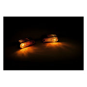 MCS Lango Side Lighters, Turn Signals. Chrome