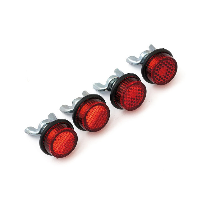 Chris Products Mini Safety Reflector. Red