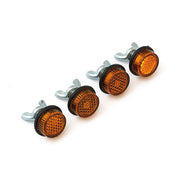 Chris Products Mini Safety Reflector. Amber