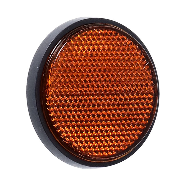 Chris Products Reflector. Round 2-1/2". Amber