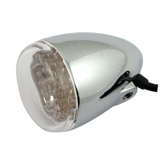 Chris Products LED Bullet Turn Signals. Amber. Clear Lens