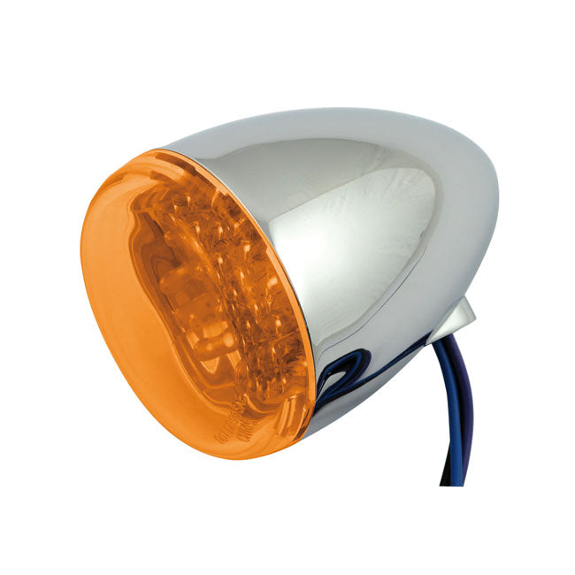 Chris Products LED Bullet Turn Signals. Amber. Amber Lens