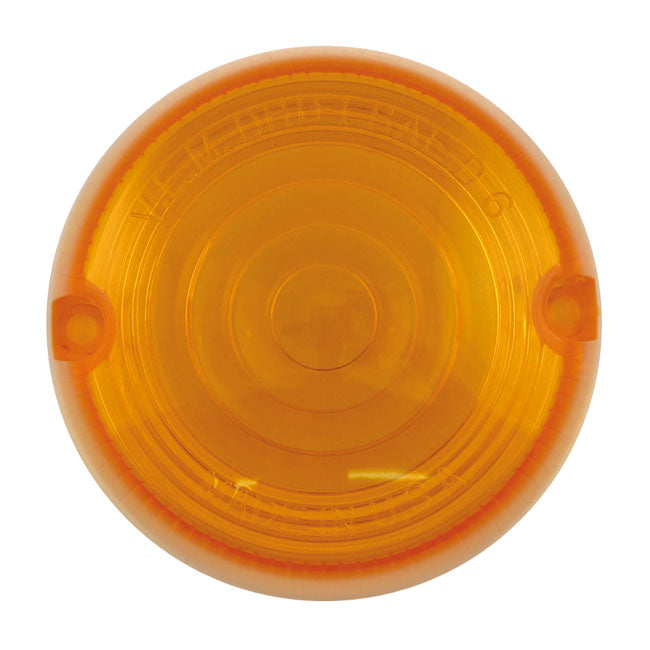 Chris Products 3" Bullet FX, XL Turn Signal Lens. Amber – 1973–1985 H-D
