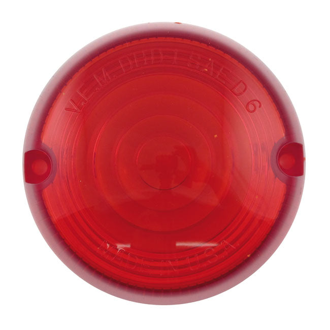Chris Products 3" Bullet FX, XL Turn Signal Lens. Red – 1973–1985 H-D